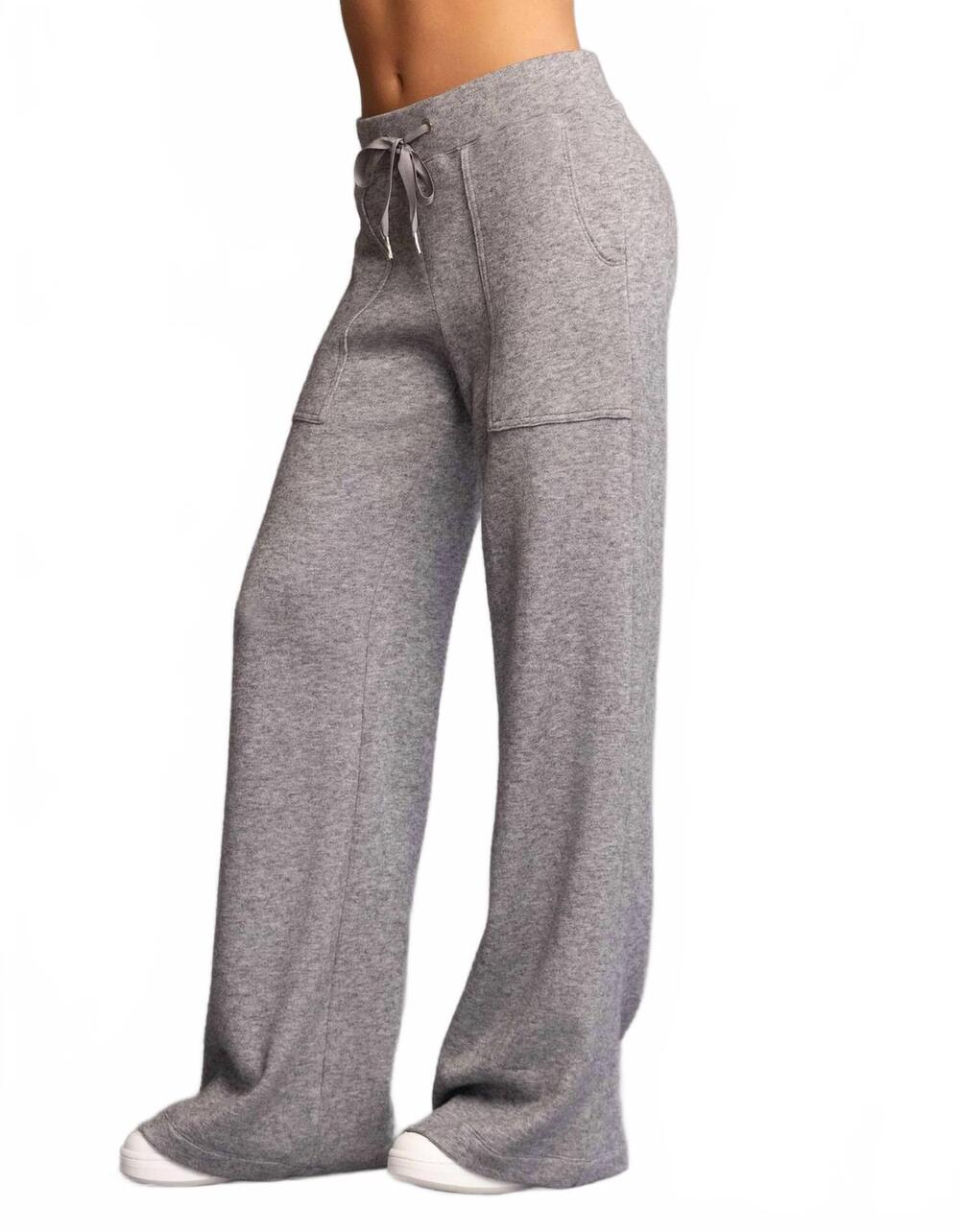 NEW HEROINE SPORT plush lounge pants in heather grey